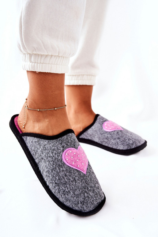Pantuflas Panto Fino II267010 color gris-rosa Pantuflas Panto Fino II267010 color gris-rosa