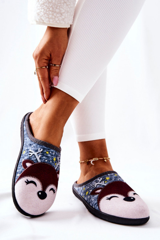 Pantuflas calefactables color azul Taffy Pantuflas calefactables color azul Taffy