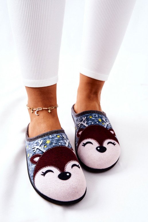 Pantuflas calefactables color azul Taffy Pantuflas calefactables color azul Taffy