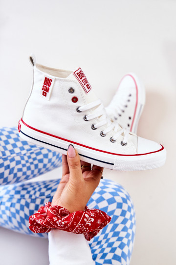 Zapatos de ocio con suela Big Star JJ274127 color blanco 2