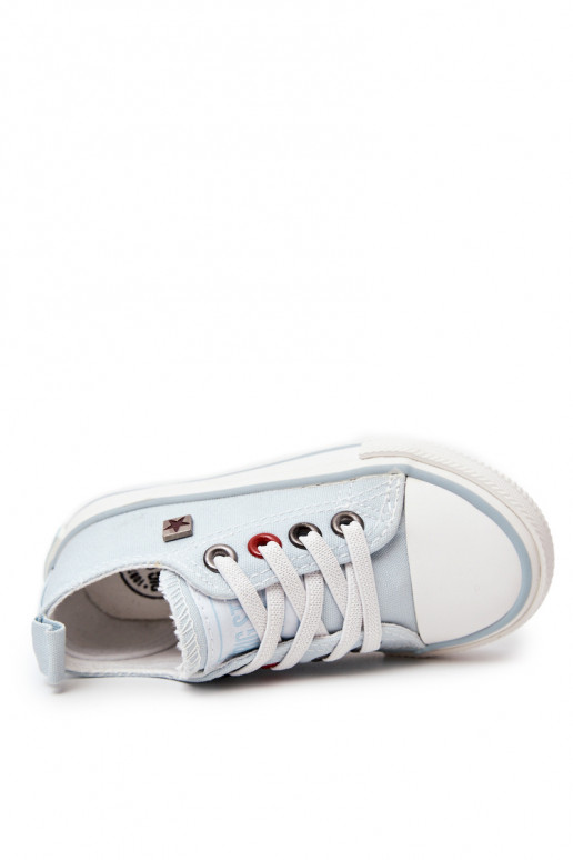 Deportivas infantiles de suela plana modelo clásico BIG STAR HH374094 color azul