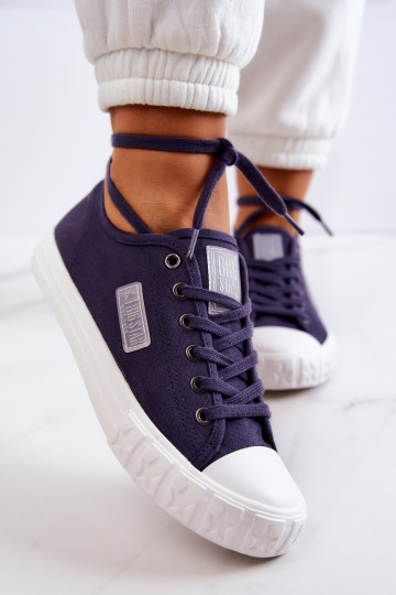 Zapatos de mujer modelo clásico BIG STAR JJ274494 azul oscuro 2