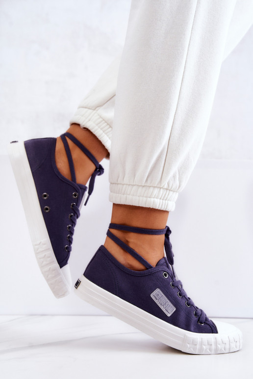 Zapatos de mujer modelo clásico BIG STAR JJ274494 azul oscuro