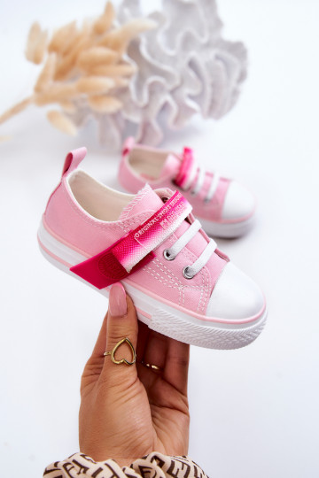 Zapatos planos para niños BIG STAR JJ374078 color rosa