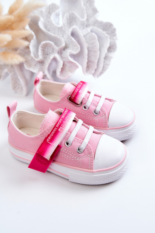 Zapatos planos para niños BIG STAR JJ374078 color rosa