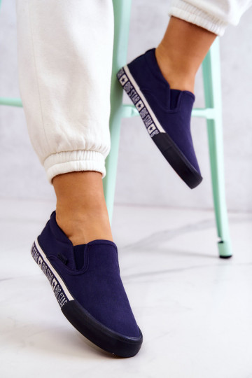 Zapatillas Slip-on Big Star HH274011 azul oscuro