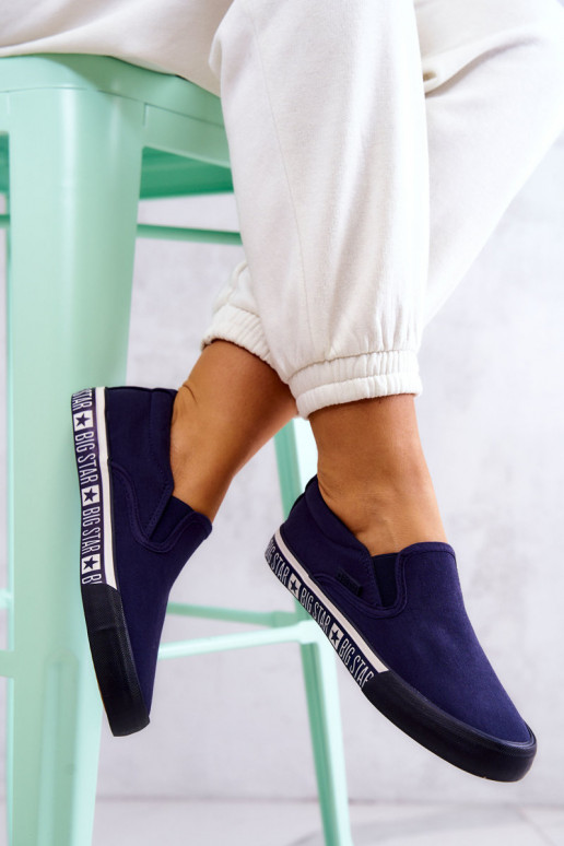 Zapatillas Slip-on Big Star HH274011 azul oscuro Zapatillas Slip-on Big Star HH274011 azul oscuro