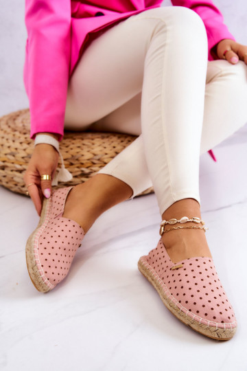 alpargatas topos Big Star JJ274869 rosa