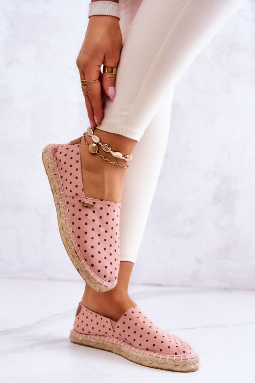 alpargatas topos Big Star JJ274869 rosa