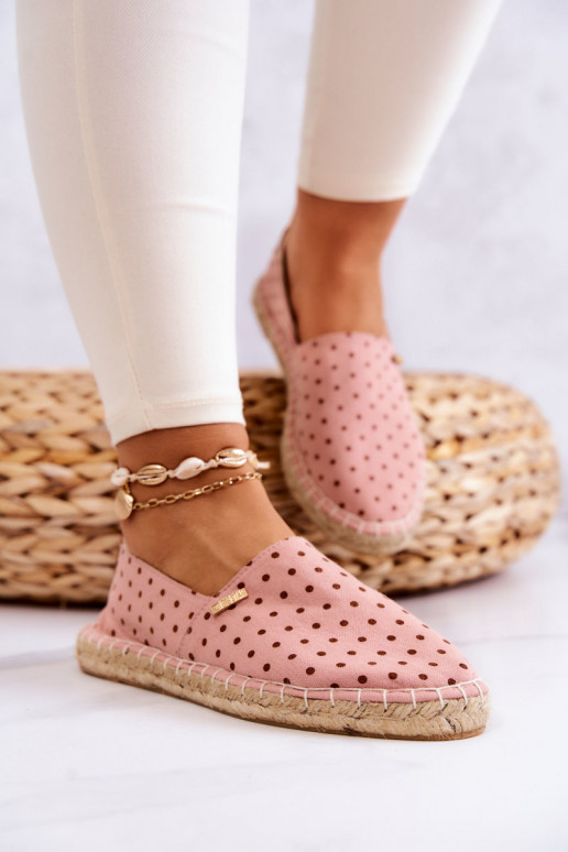 alpargatas topos Big Star JJ274869 rosa