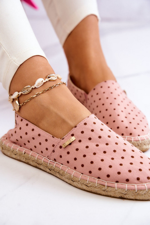 alpargatas topos Big Star JJ274869 rosa