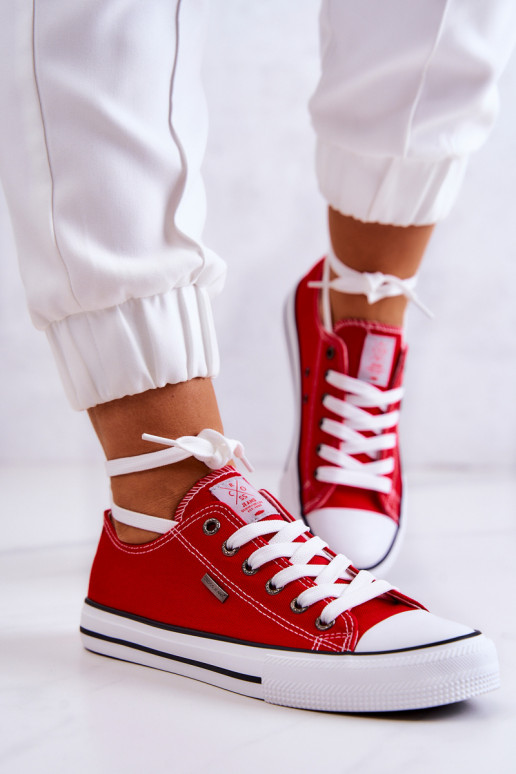 Zapato casual modelo clásico Cross Jeans JJ2R4010C color rojo Zapato casual modelo clásico Cross Jeans JJ2R4010C color rojo