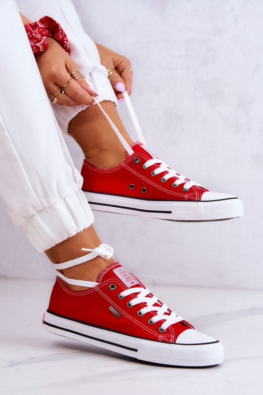 Zapato casual modelo clásico Cross Jeans JJ2R4010C color rojo Zapato casual modelo clásico Cross Jeans JJ2R4010C color rojo