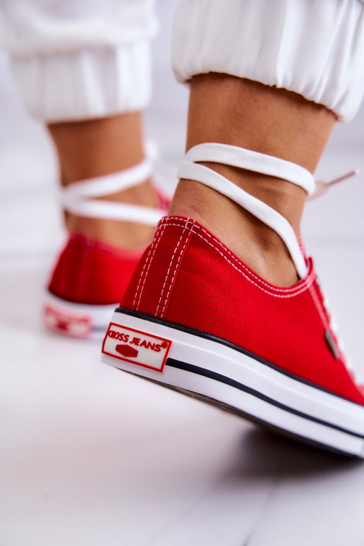 Zapato casual modelo clásico Cross Jeans JJ2R4010C color rojo Zapato casual modelo clásico Cross Jeans JJ2R4010C color rojo