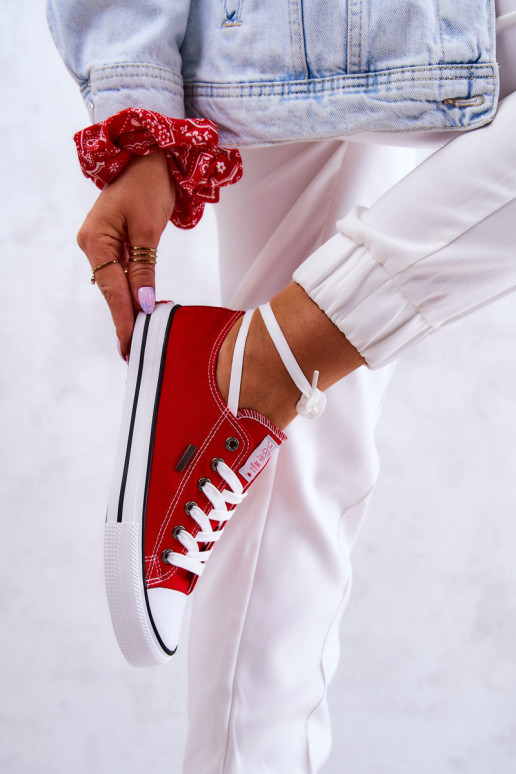 Zapato casual modelo clásico Cross Jeans JJ2R4010C color rojo Zapato casual modelo clásico Cross Jeans JJ2R4010C color rojo