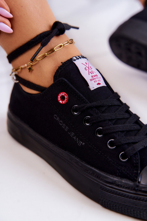 Zapato casual modelo clásico Cross Jeans JJ2R4019C color negro Zapato casual modelo clásico Cross Jeans JJ2R4019C color negro