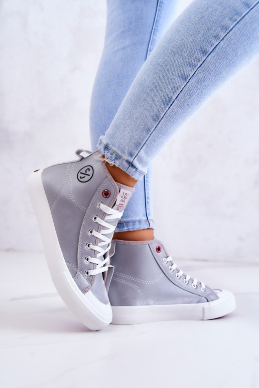 Zapatos casual con suela Cross Jeans JJ2R4057C color gris Zapatos casual con suela Cross Jeans JJ2R4057C color gris