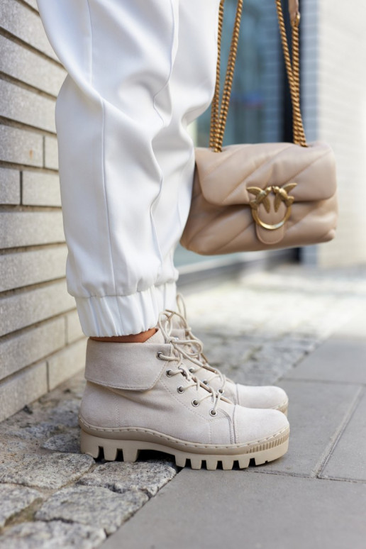 Botines Dulles de ante con tiras en gris Botines Dulles de ante con tiras en gris