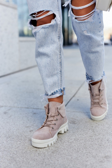 Botines Dalles de ante con tiras 2