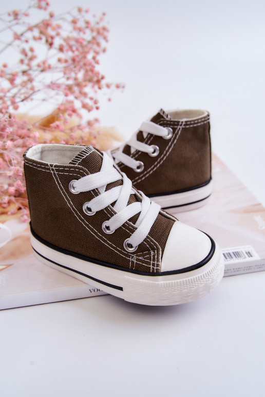 Zapatos de ocio infantil con suela en color caqui Filemon