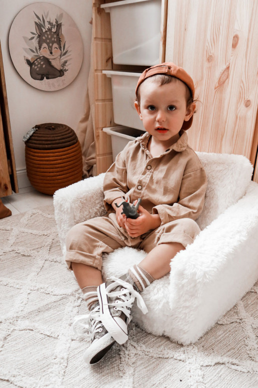 Zapatos de ocio infantil con suela en color caqui Filemon Zapatos de ocio infantil con suela en color caqui Filemon