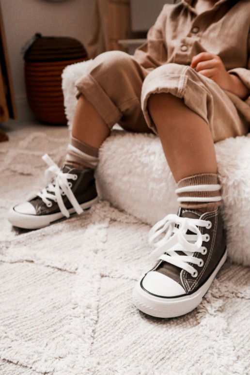 Zapatos de ocio infantil con suela en color caqui Filemon