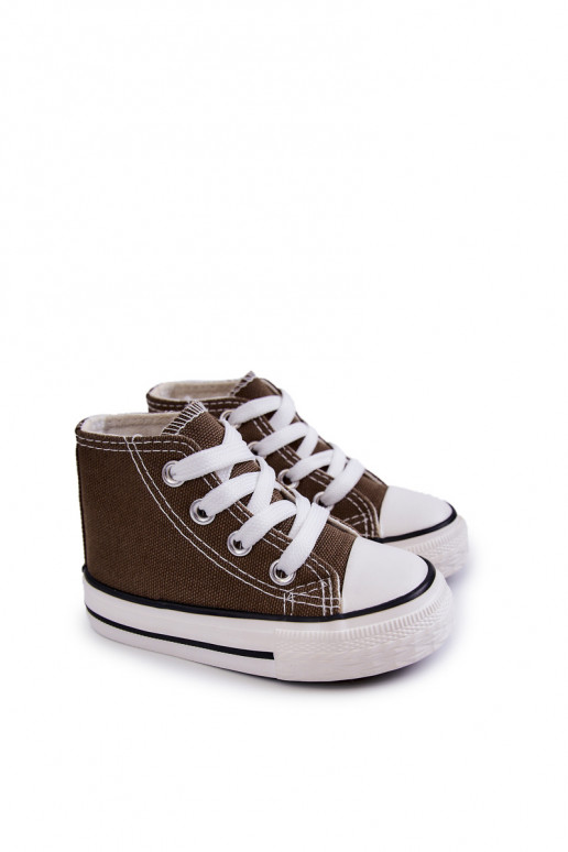 Zapatos de ocio infantil con suela en color caqui Filemon
