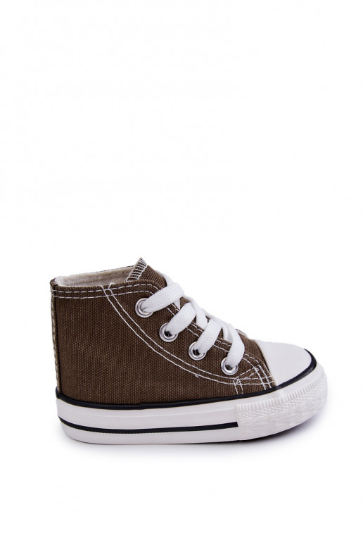 Zapatos de ocio infantil con suela en color caqui Filemon