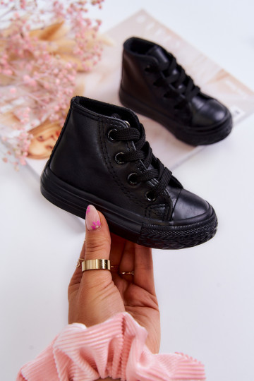 Zapatos de ocio para niños con suela Marney negra.