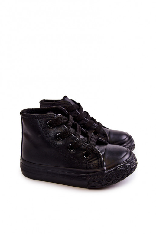 Zapatos de ocio para niños con suela Marney negra.