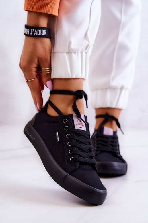 Deportivas con tiras Cross Jeans JJ2R4039C color negro