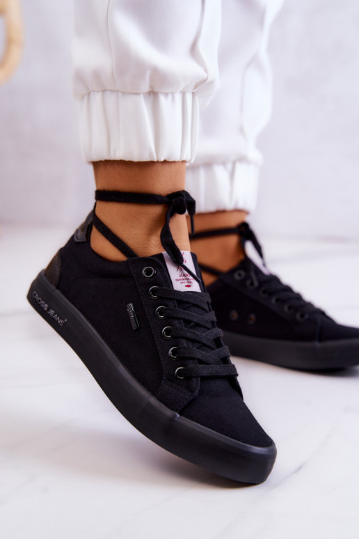 Deportivas con tiras Cross Jeans JJ2R4039C color negro