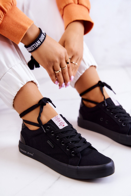 Deportivas con tiras Cross Jeans JJ2R4039C color negro