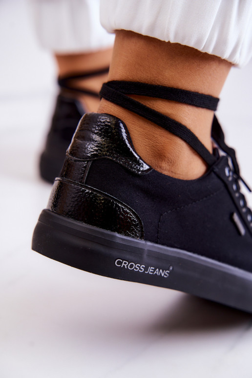 Deportivas con tiras Cross Jeans JJ2R4039C color negro