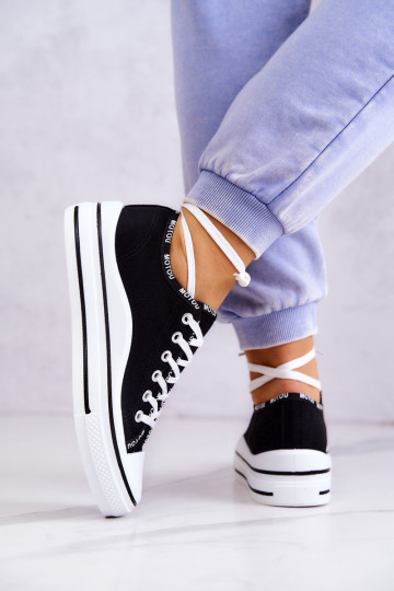 Zapatillas deportivas con tiras color negro Menifee 2