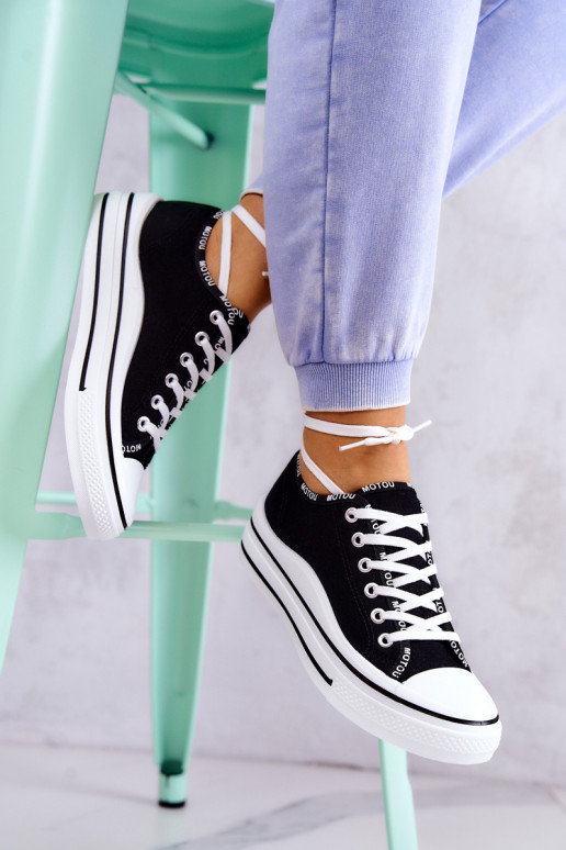 Zapatillas deportivas con tiras color negro Menifee