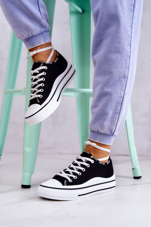 Zapatillas deportivas con tiras color negro Menifee