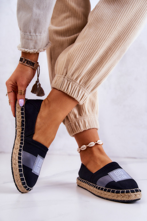 Alpargatas Slip On con estilo Big Star JJ274963 negro Alpargatas Slip On con estilo Big Star JJ274963 negro