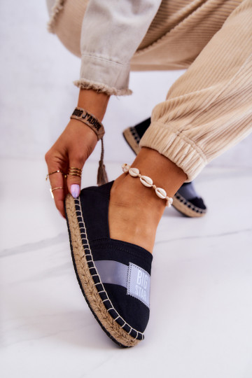 Alpargatas Slip On con estilo Big Star JJ274963 negro 2