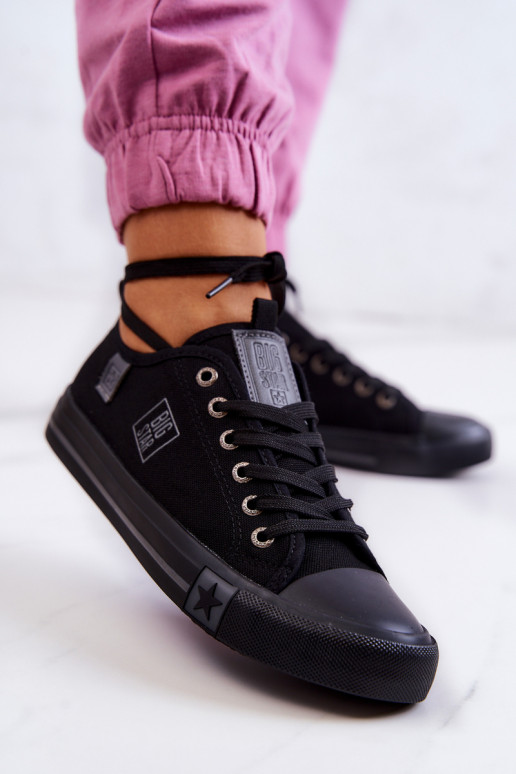 Zapato plano modelo clásico Big Star JJ274257 color negro