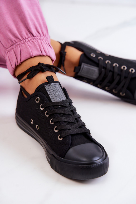 Zapato plano modelo clásico Big Star JJ274257 color negro