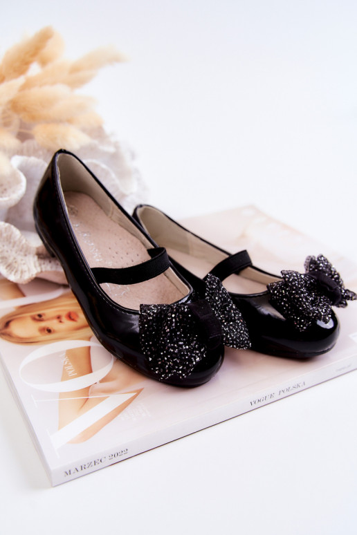 Bailarinas con cintas en color negro Zolly Bailarinas con cintas en color negro Zolly