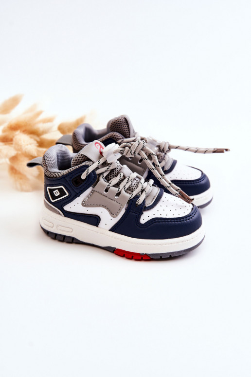 Zapatillas deportivas para niños en color azul oscuro Bruce. Zapatillas deportivas para niños en color azul oscuro Bruce.