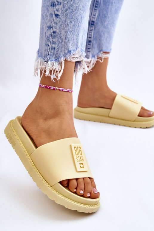 Pantuflas Big Star JJ274A305 amarillo