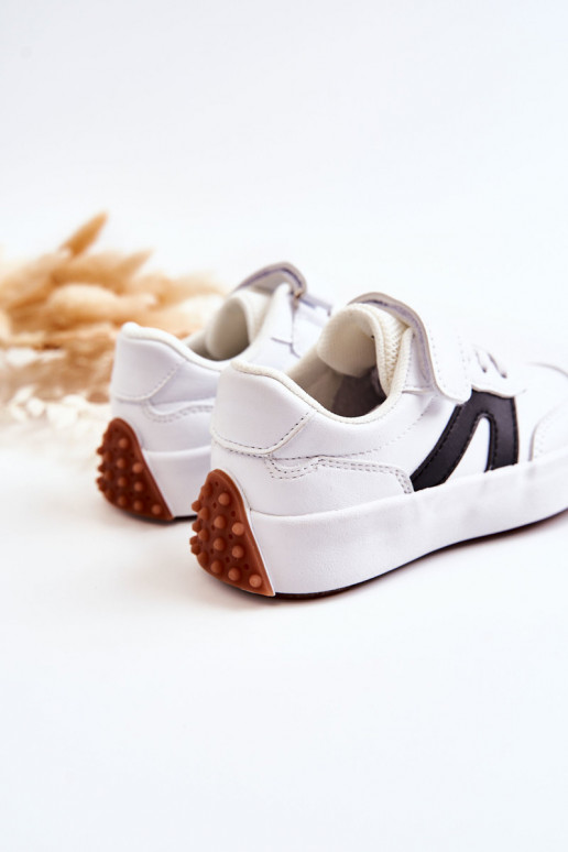 Zapatillas deportivas infantiles color blanco-negro Jessie