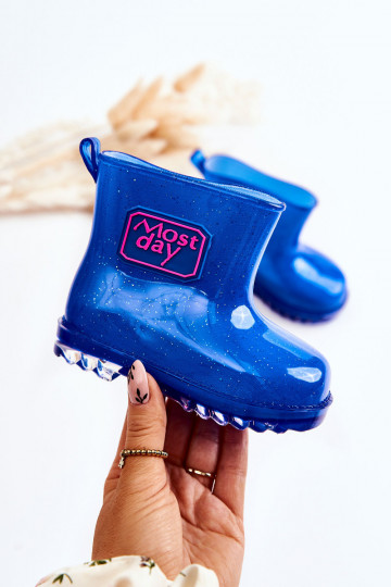 Botas de goma para niños en color azul oscuro Rain
