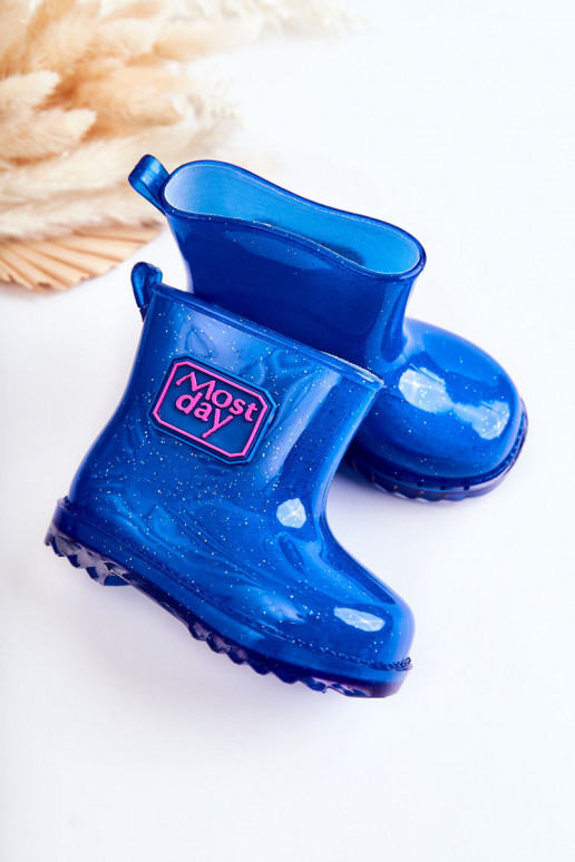 Botas de goma para niños en color azul oscuro Rain