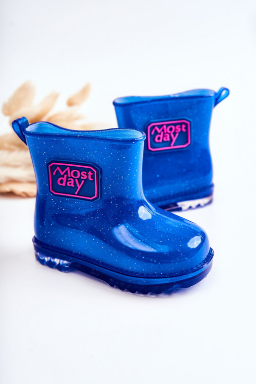 Botas de goma para niños en color azul oscuro Rain