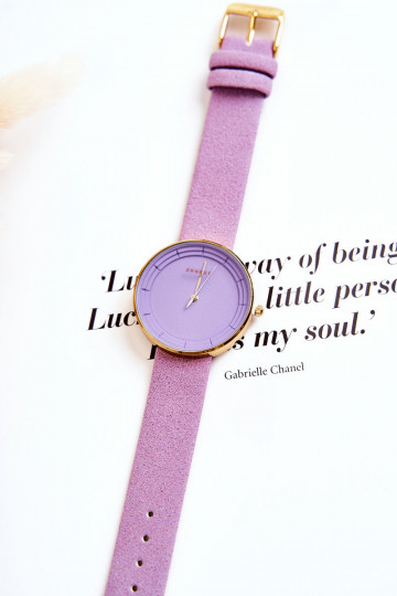 Reloj de mujer sin níquel Ernest color morado