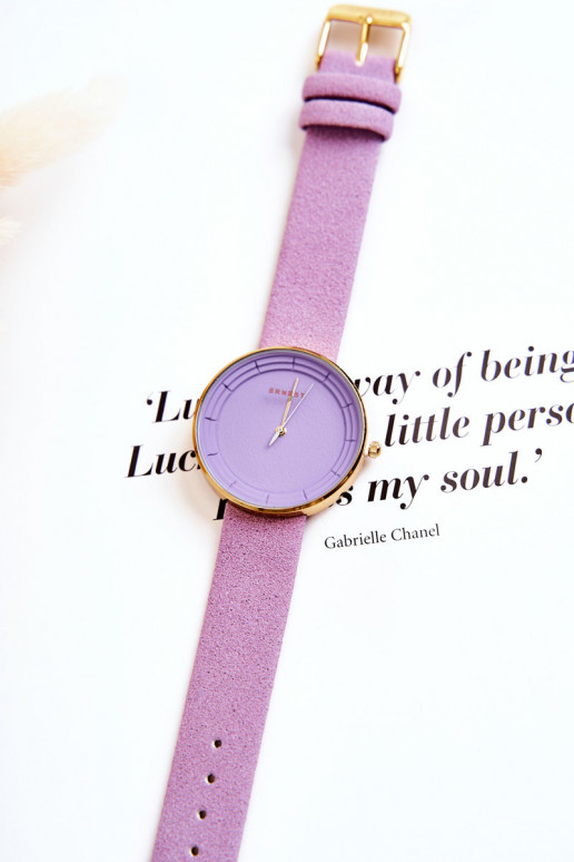 Reloj de mujer sin níquel Ernest color morado